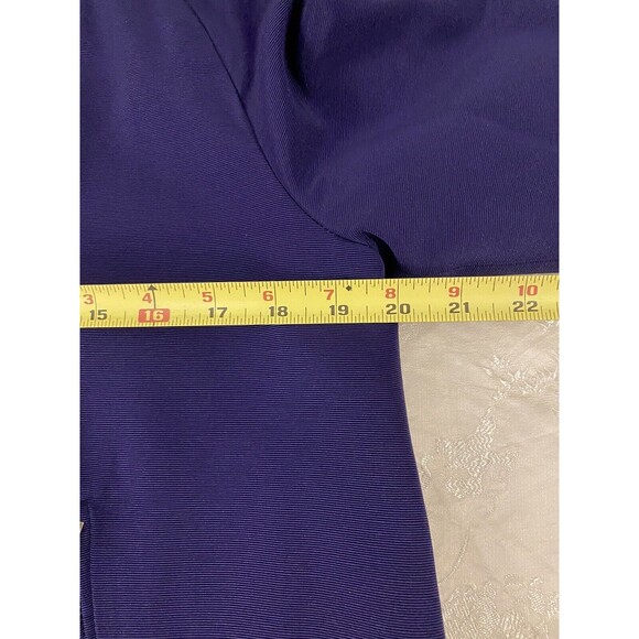 Chico's Jacket 1 (M-8) Purple Full Zip Lightweight Coat, Colorful, Coastal - Picture 7 of 9
